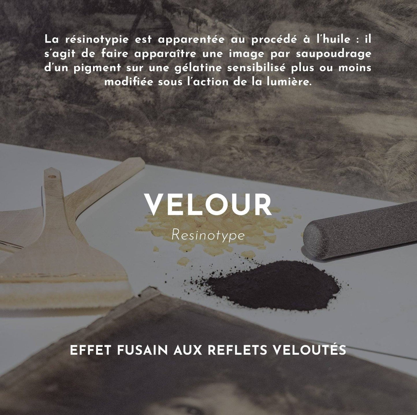 VELOUR - Resinotype lepictorialist.myshopify.com Procédé Organique
