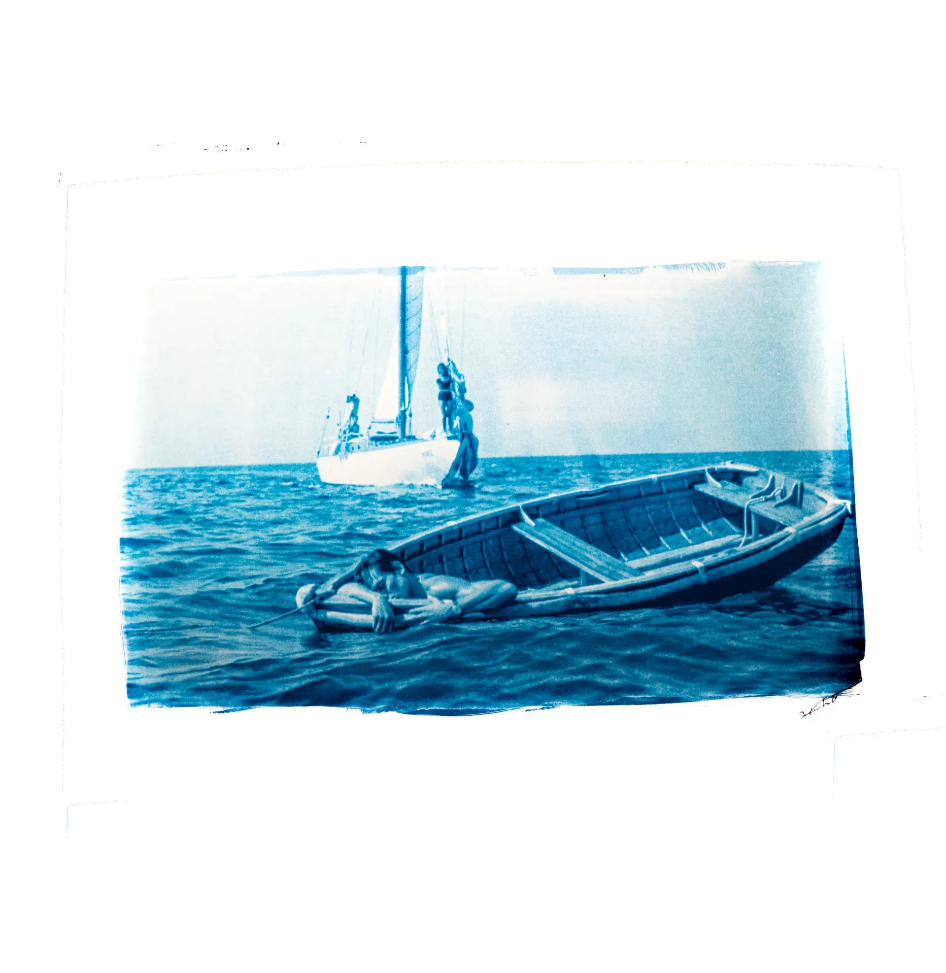 Cyanotype — mise en situation