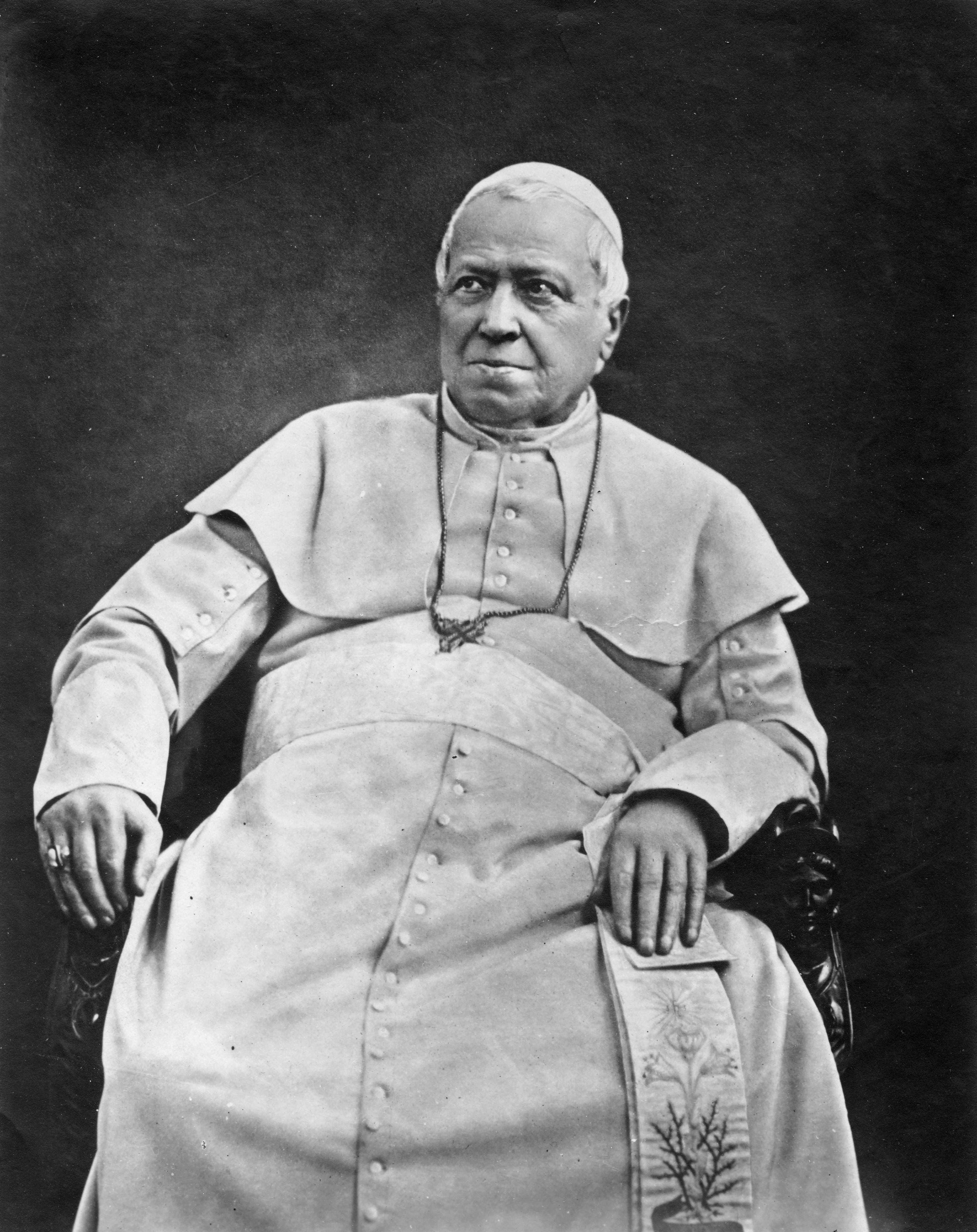 Le pape Pie IX — Adolphe Braun