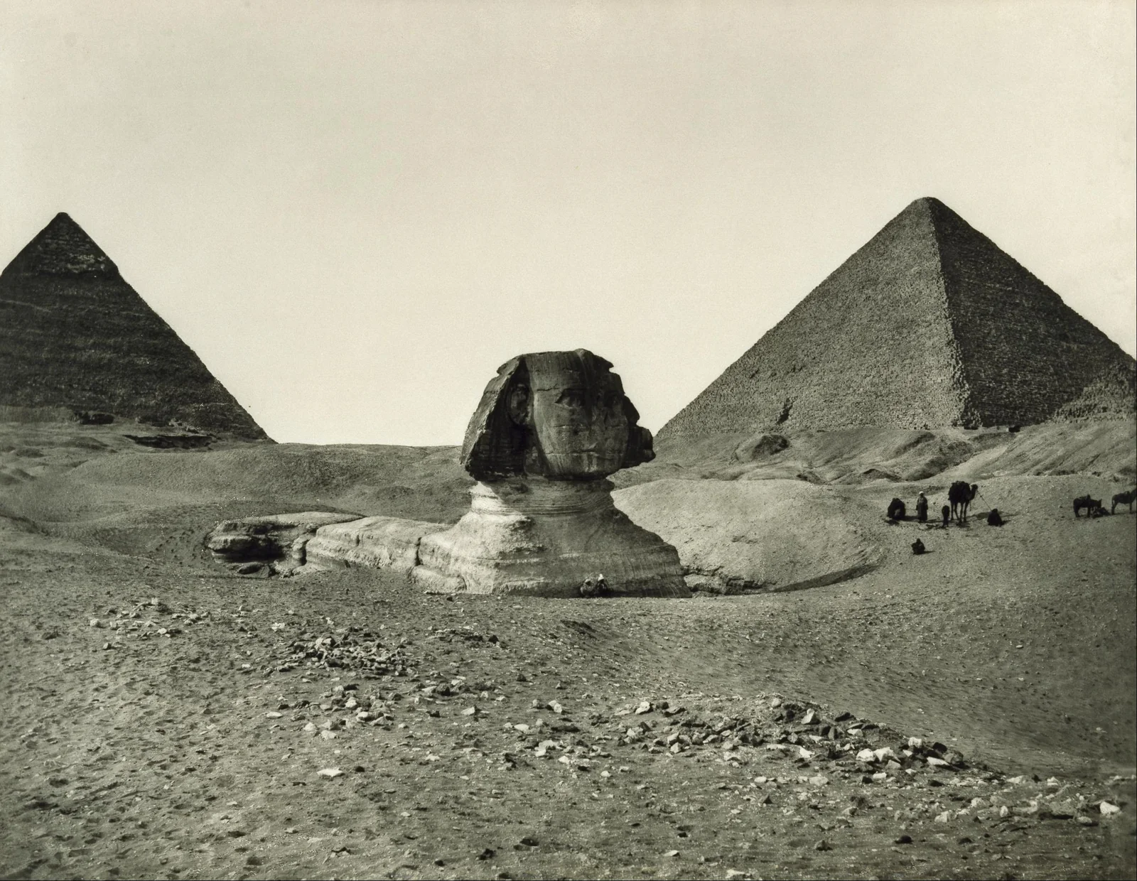 Le Sphinx et les pyramides — Adolphe Braun