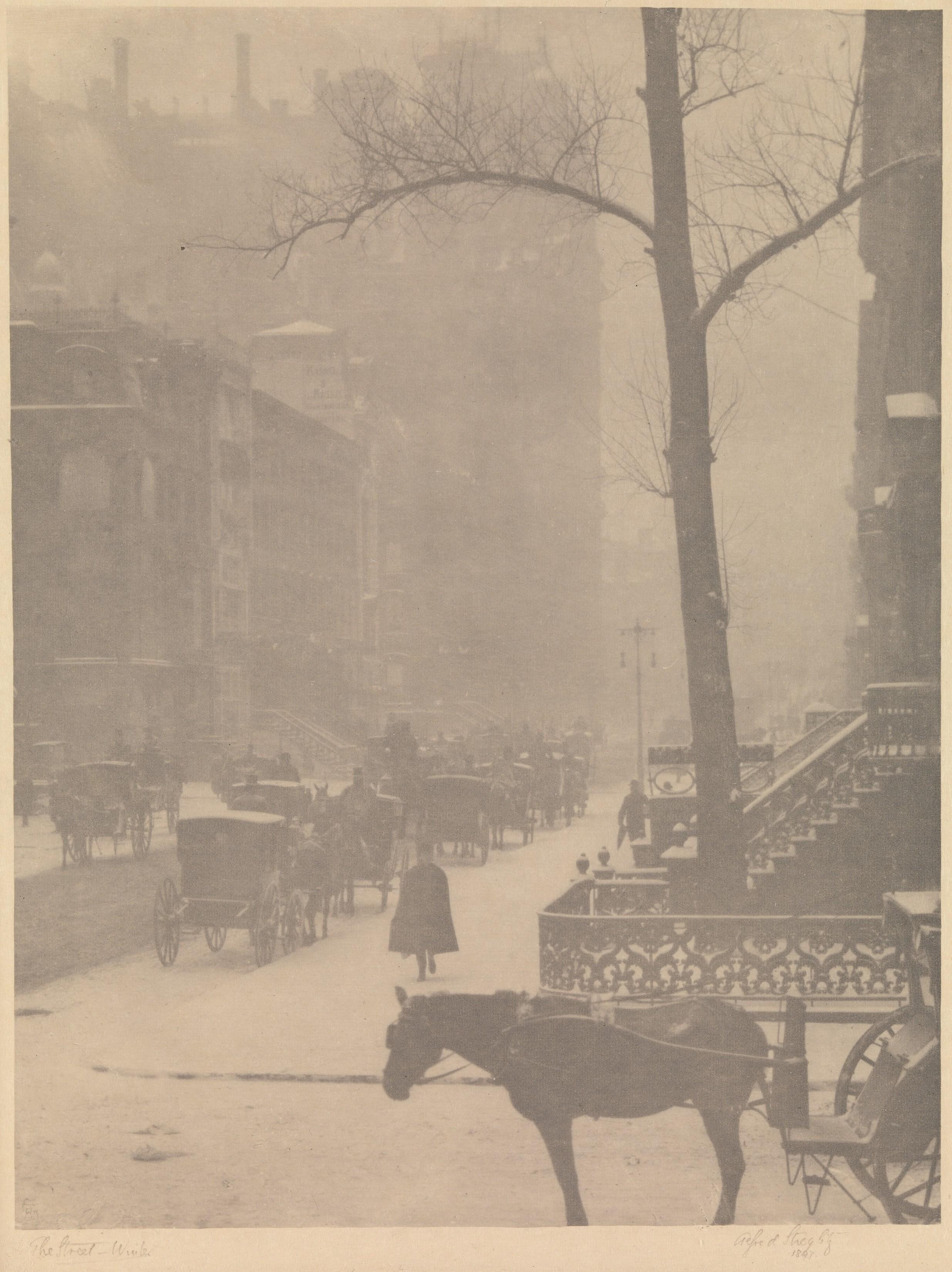 La Rue, Cinquième Avenue — Alfred Stieglitz