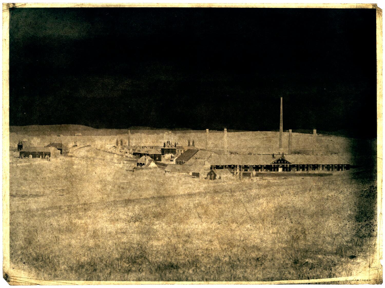 Vue générale des salines de Gouhenans — Alphonse Poitevin