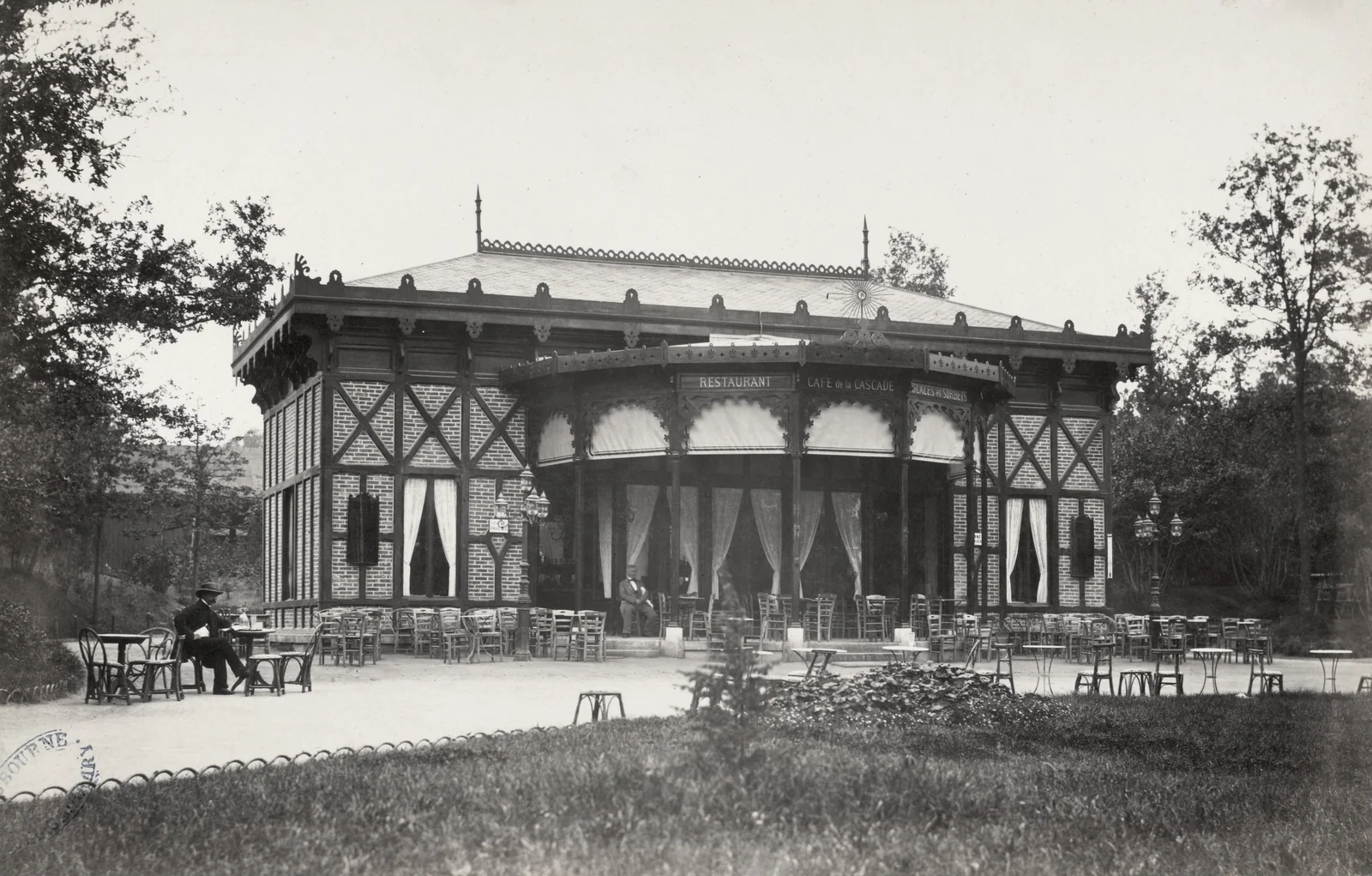 Bois de Boulogne — Café de la Cascade — Charles Marville