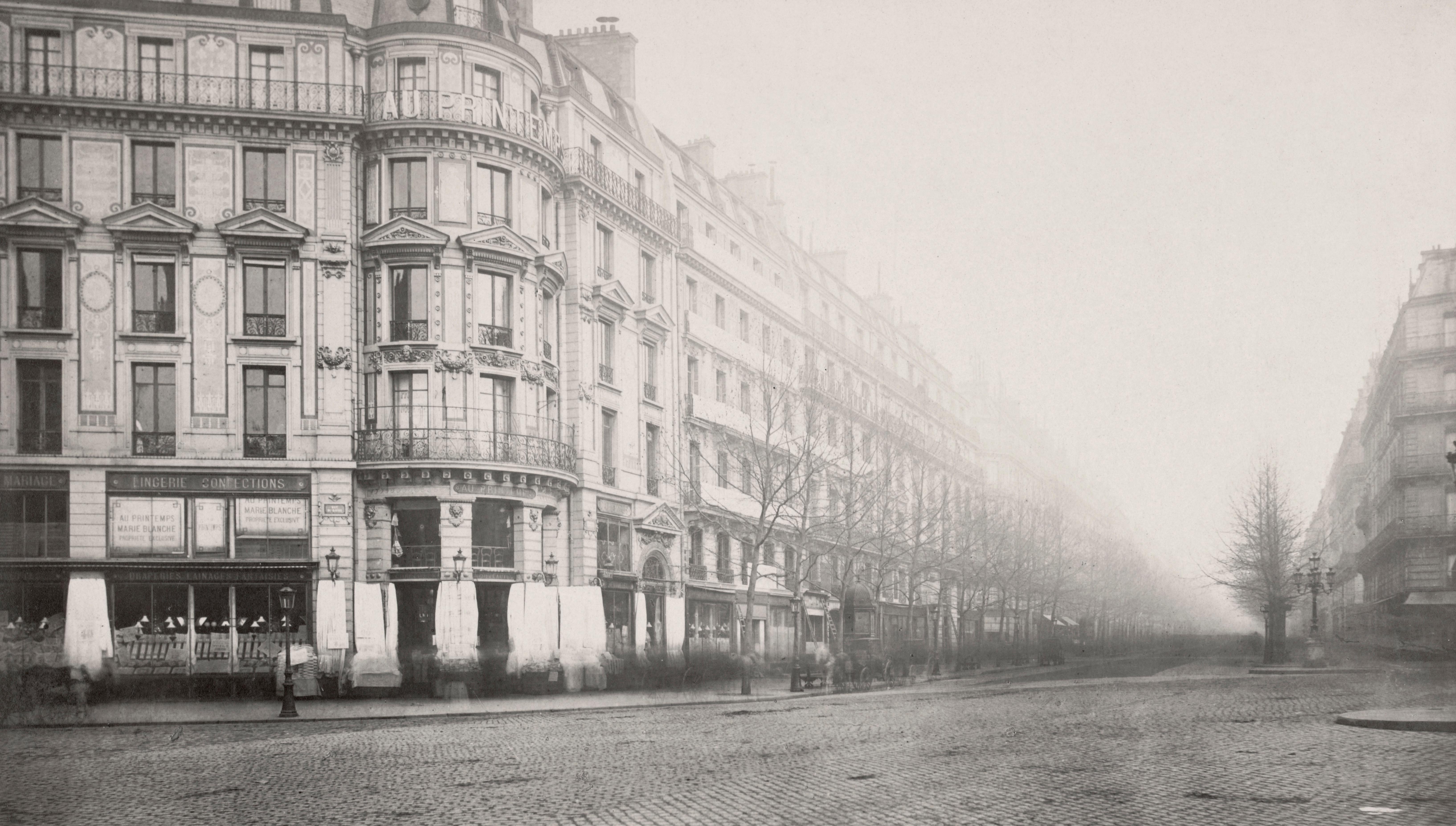 Boulevard Haussmann, depuis la rue du Havre — Charles Marville