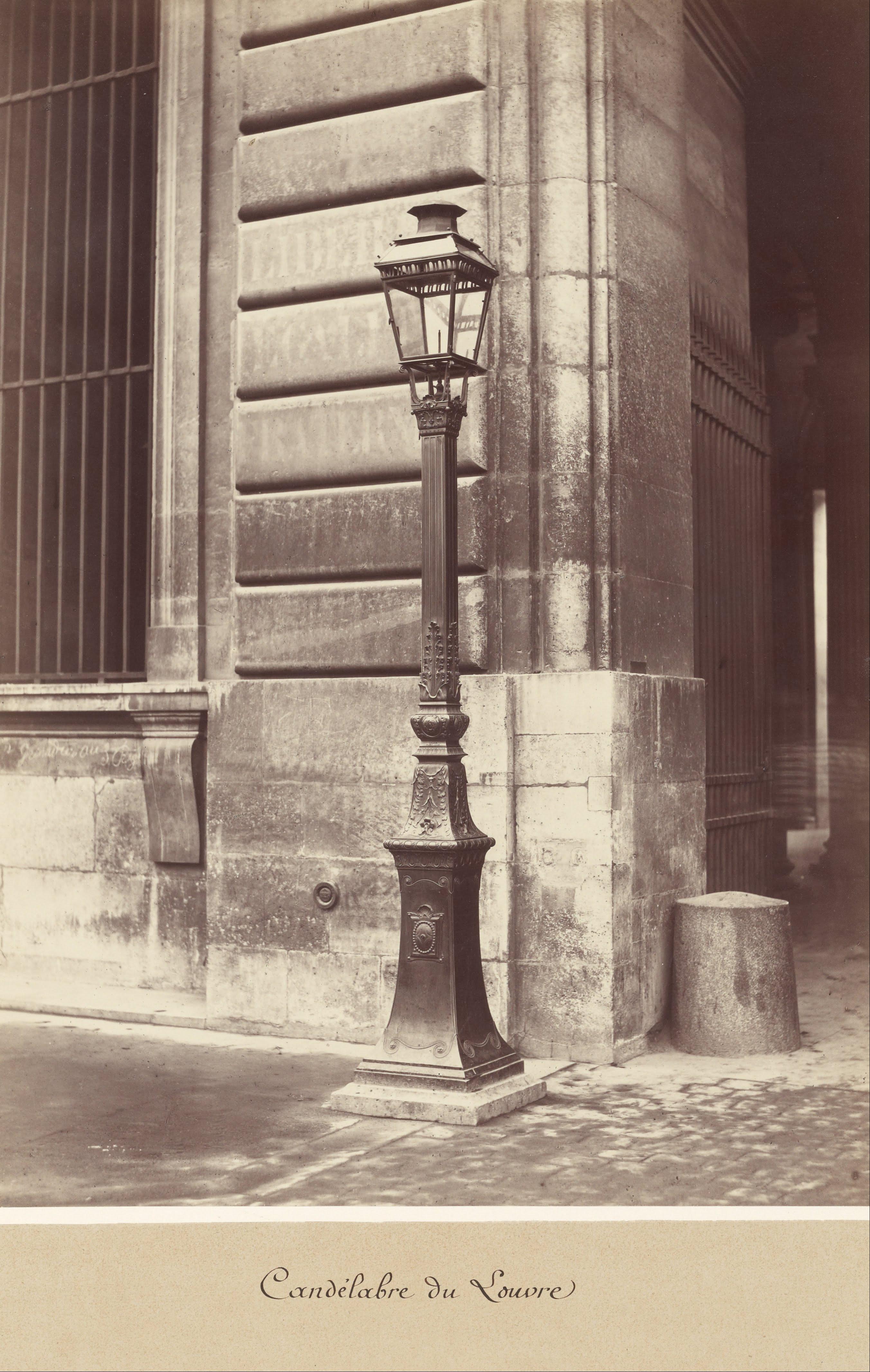 Candelabra of the Louvre — Charles Marville