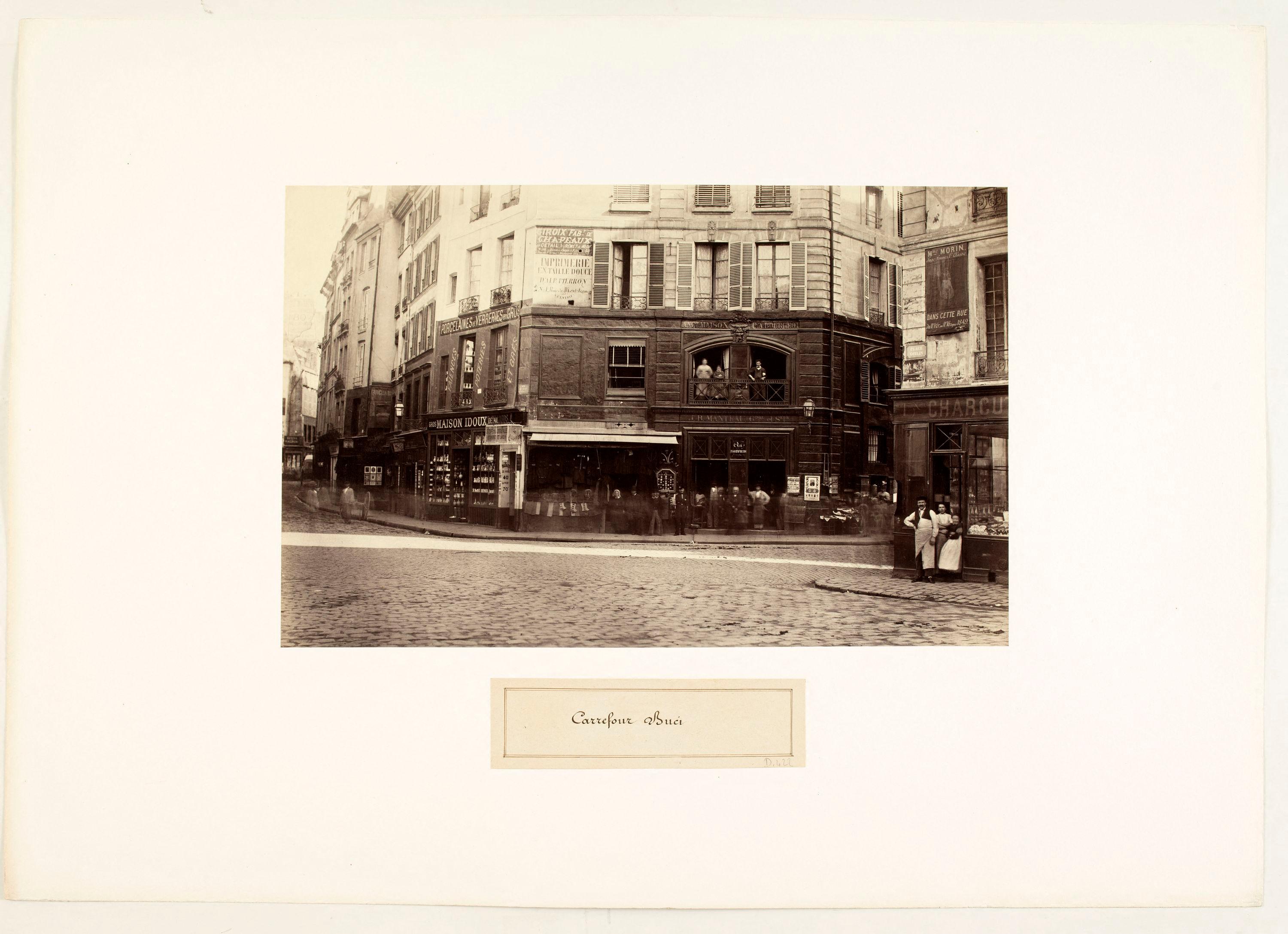 Carrefour Buci — Charles Marville