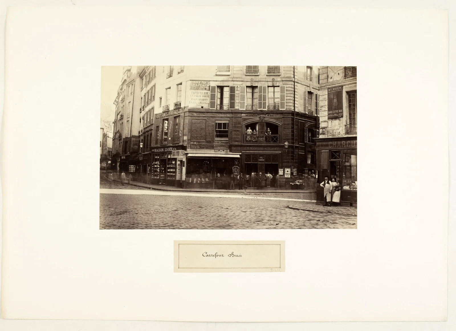 Carrefour Buci — Charles Marville