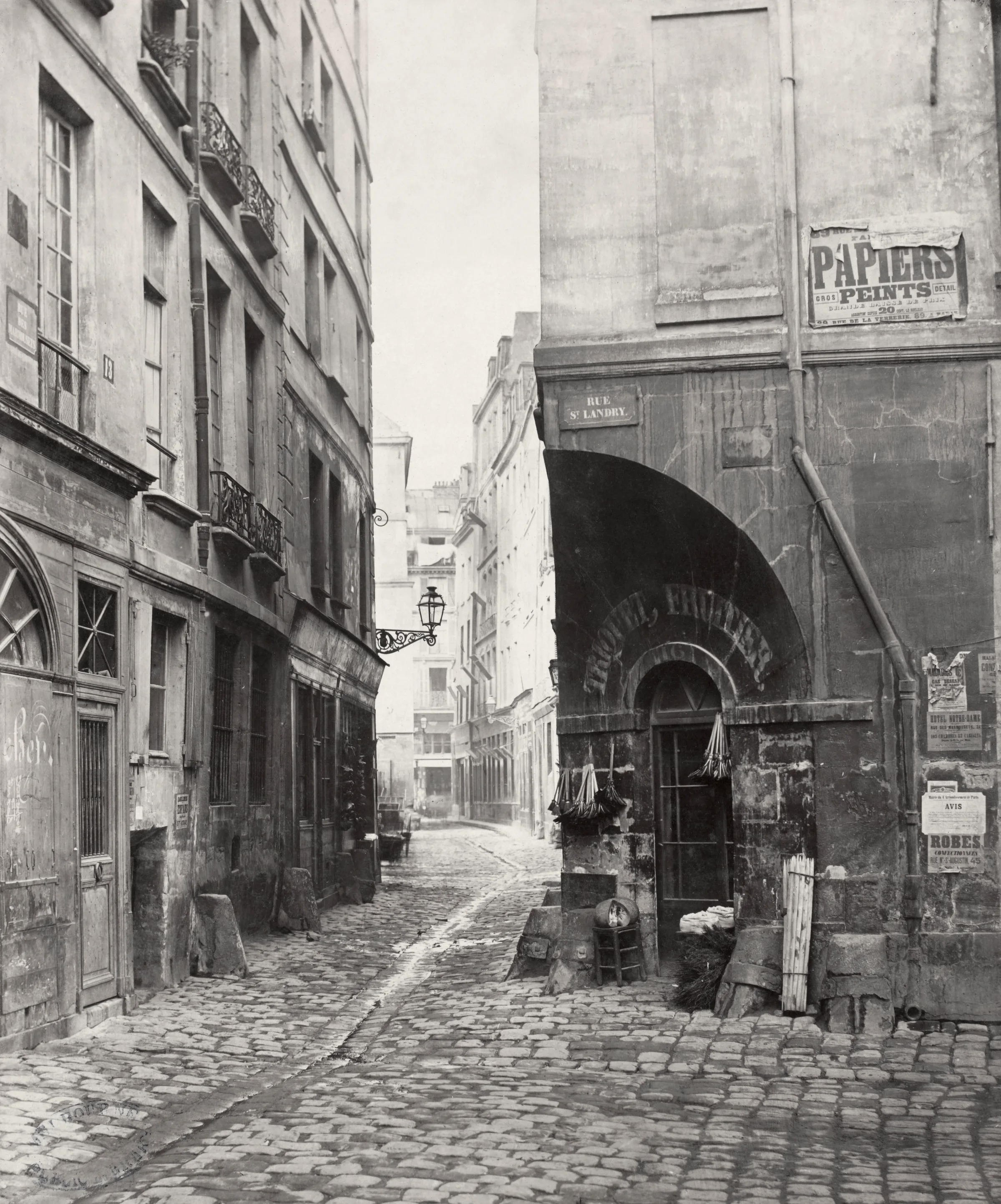 Rue des Marmousets — Charles Marville