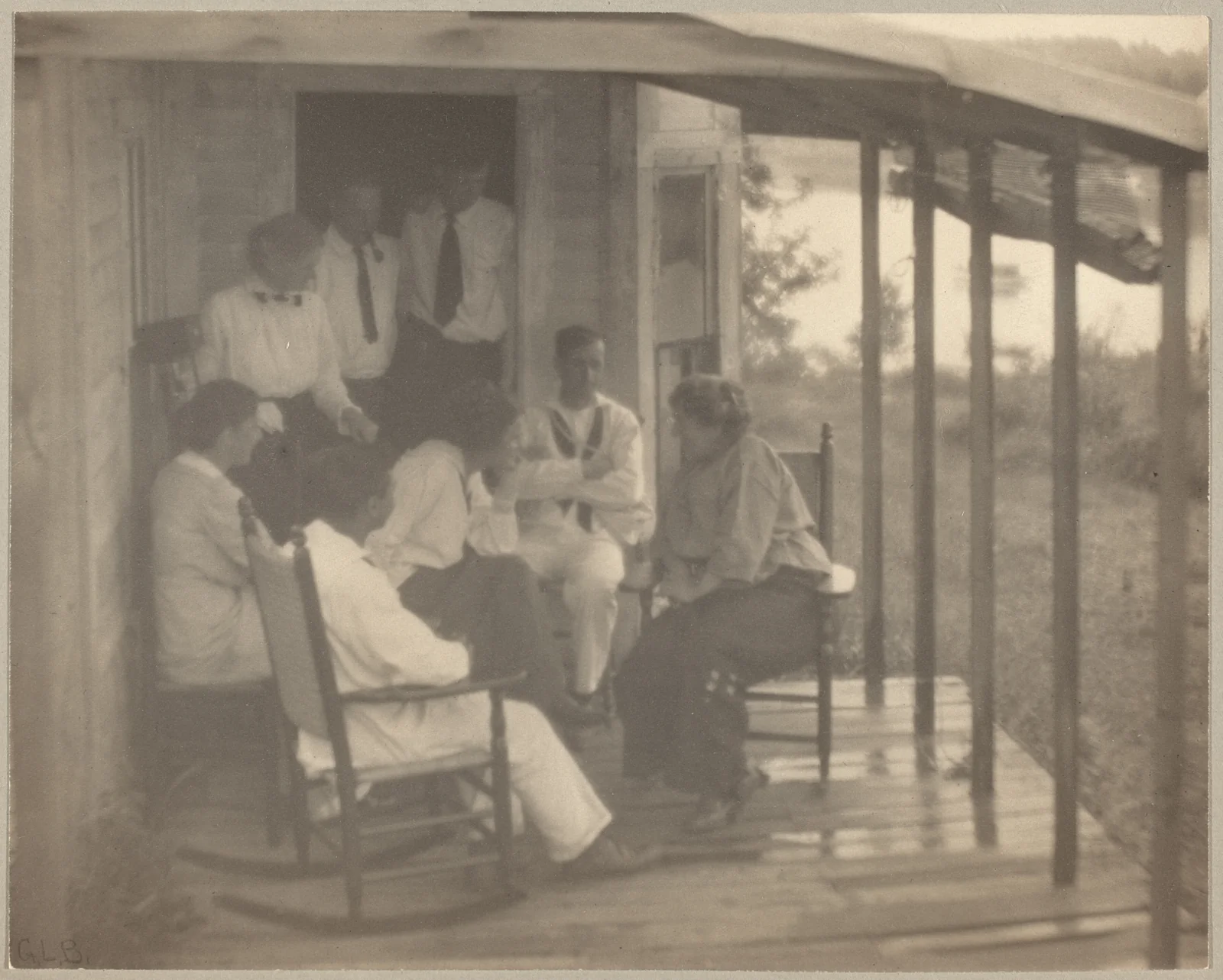 A Good Story (Gertrude L. Brown) — Clarence H. White