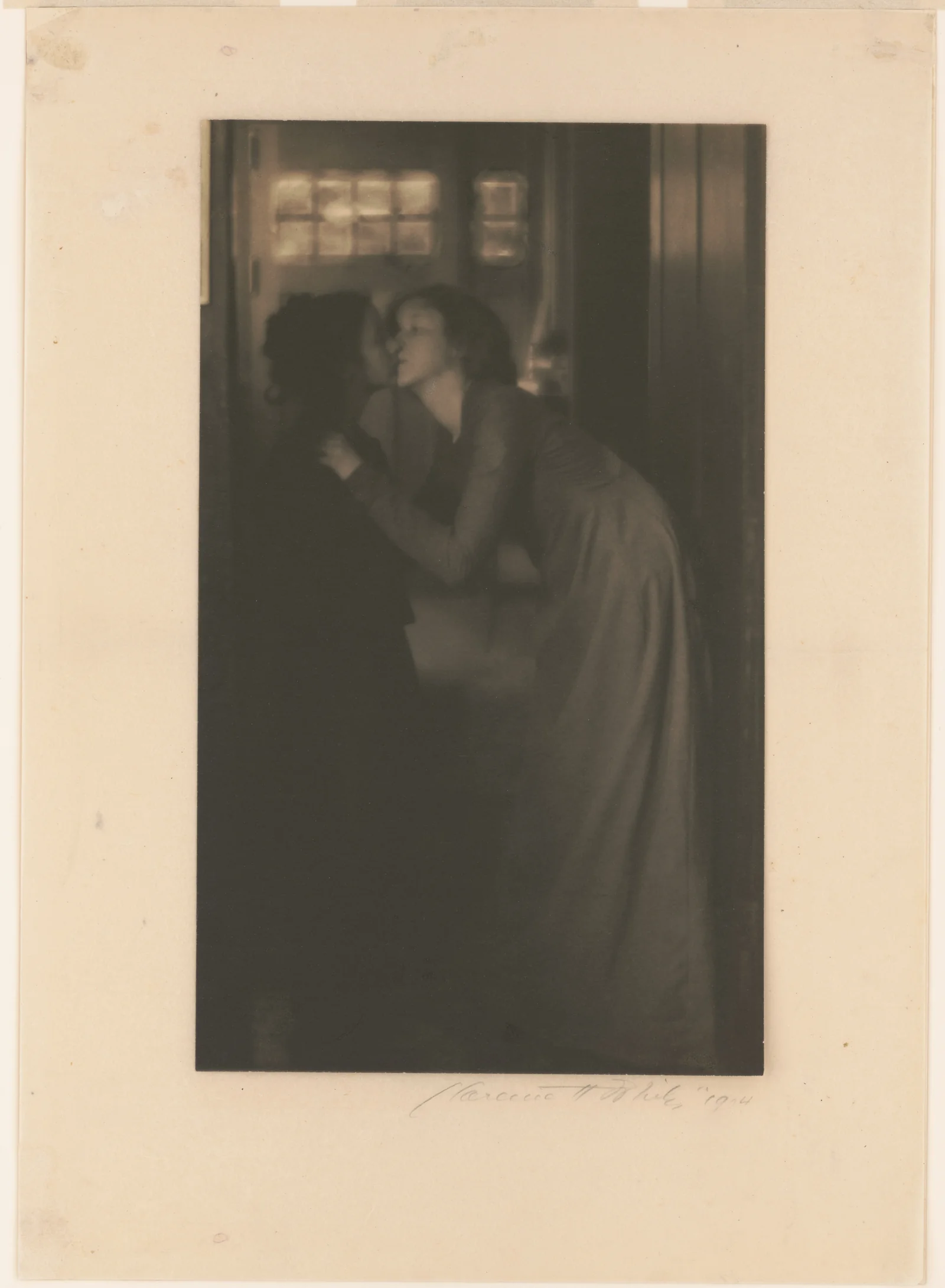 The Kiss, Terre Haute, Ind. — Clarence H. White