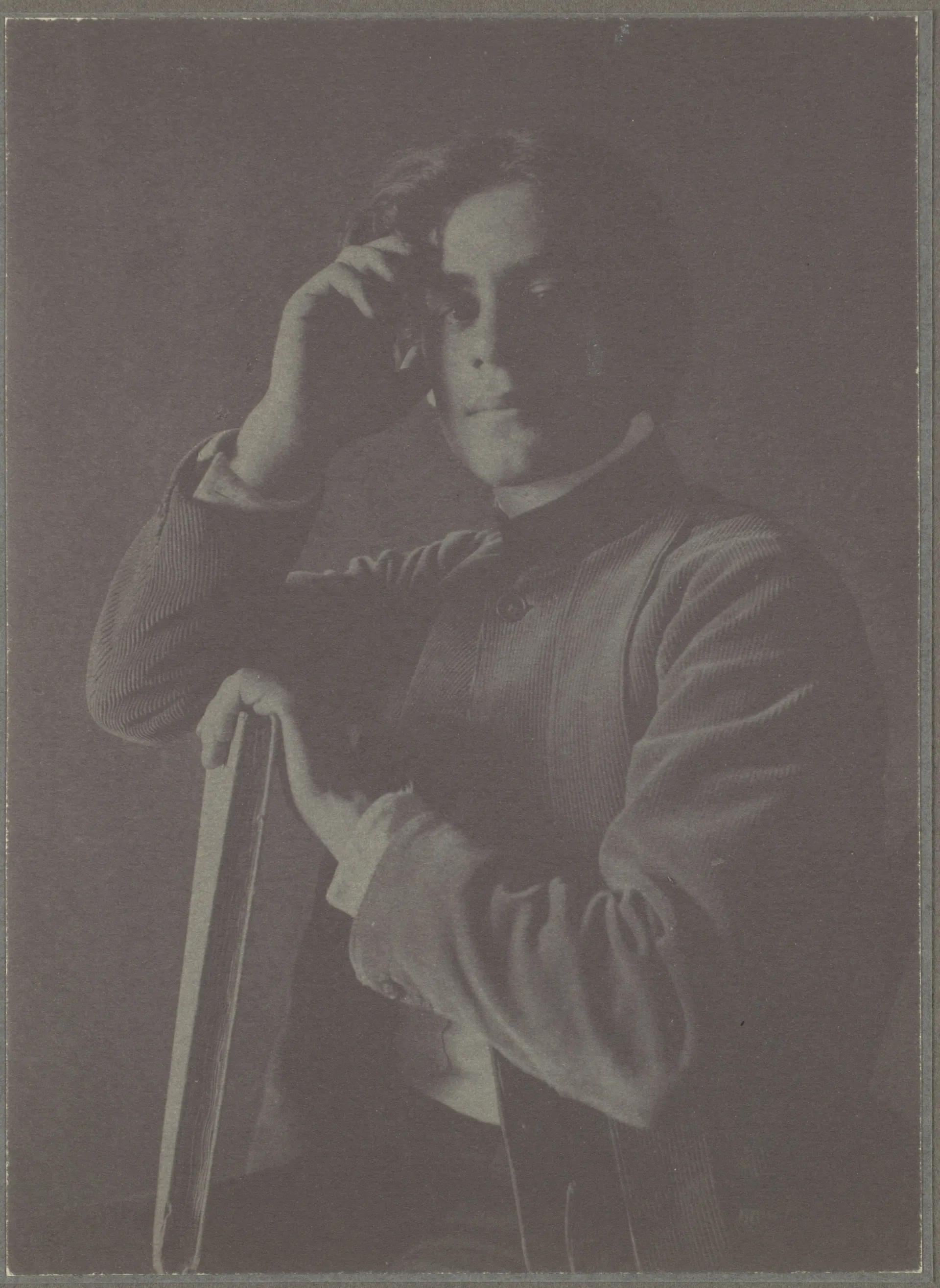 Kahlil Gibran with Book — F. Holland Day