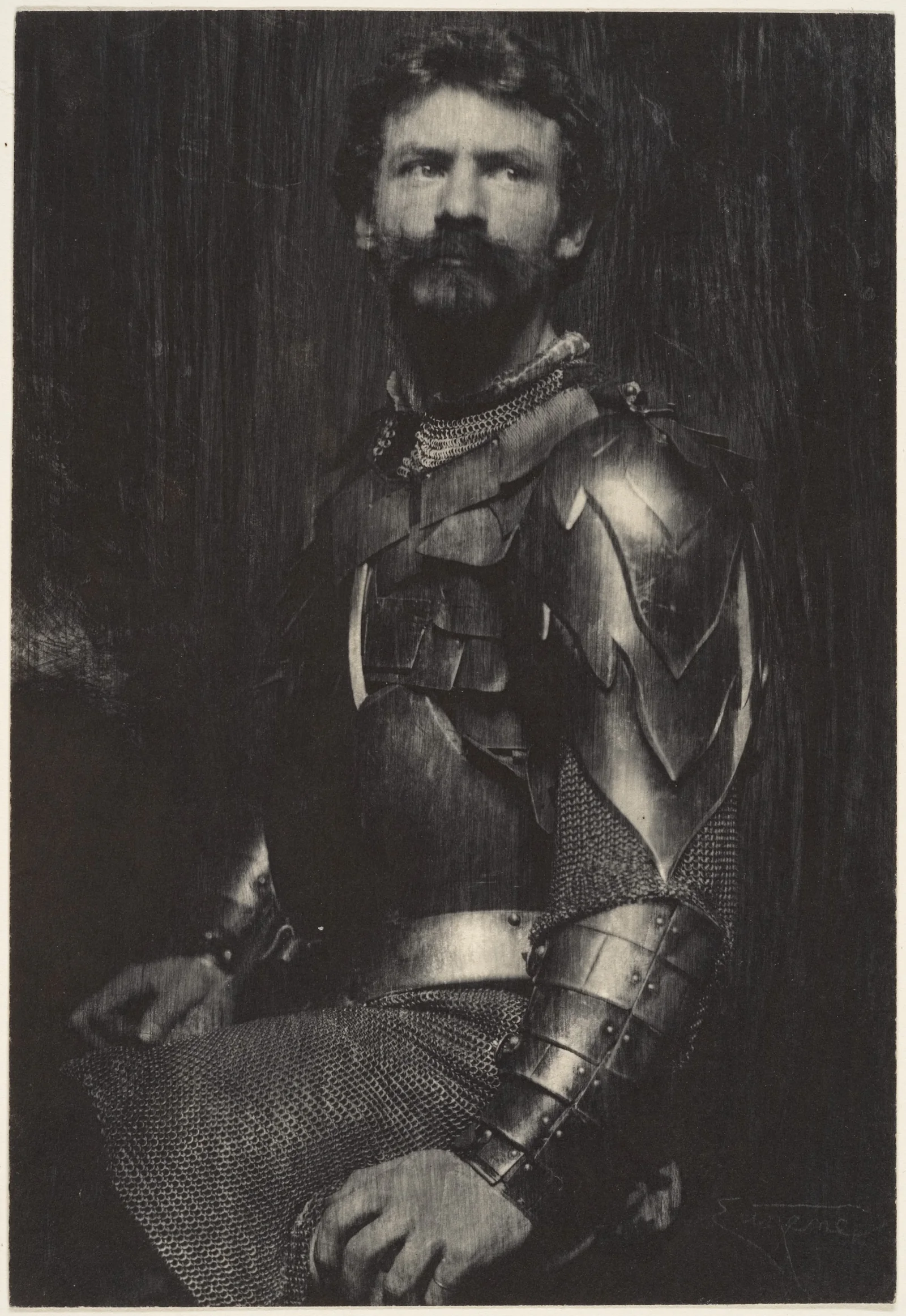 L'Homme en armure (Autoportrait) — Frank Eugene
