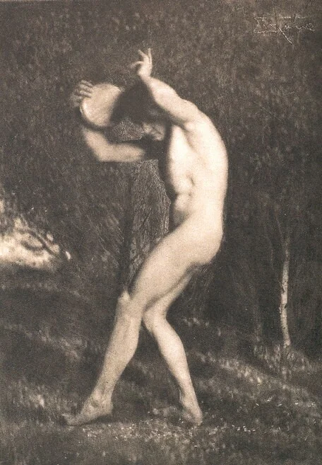 Nu masculin (Männerakt) — Frank Eugene
