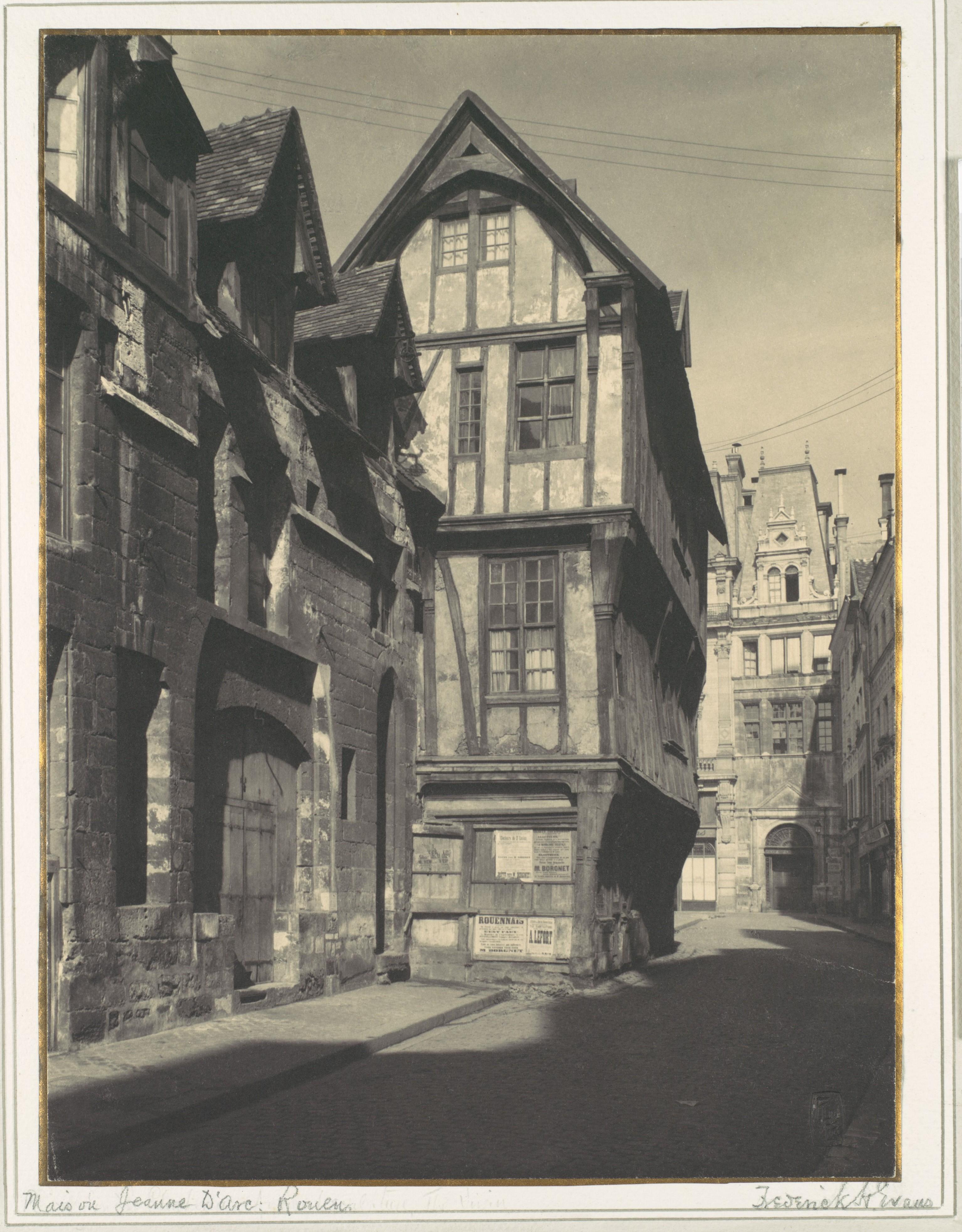 Maison de Jeanne d'Arc, Rouen — Frederick H. Evans