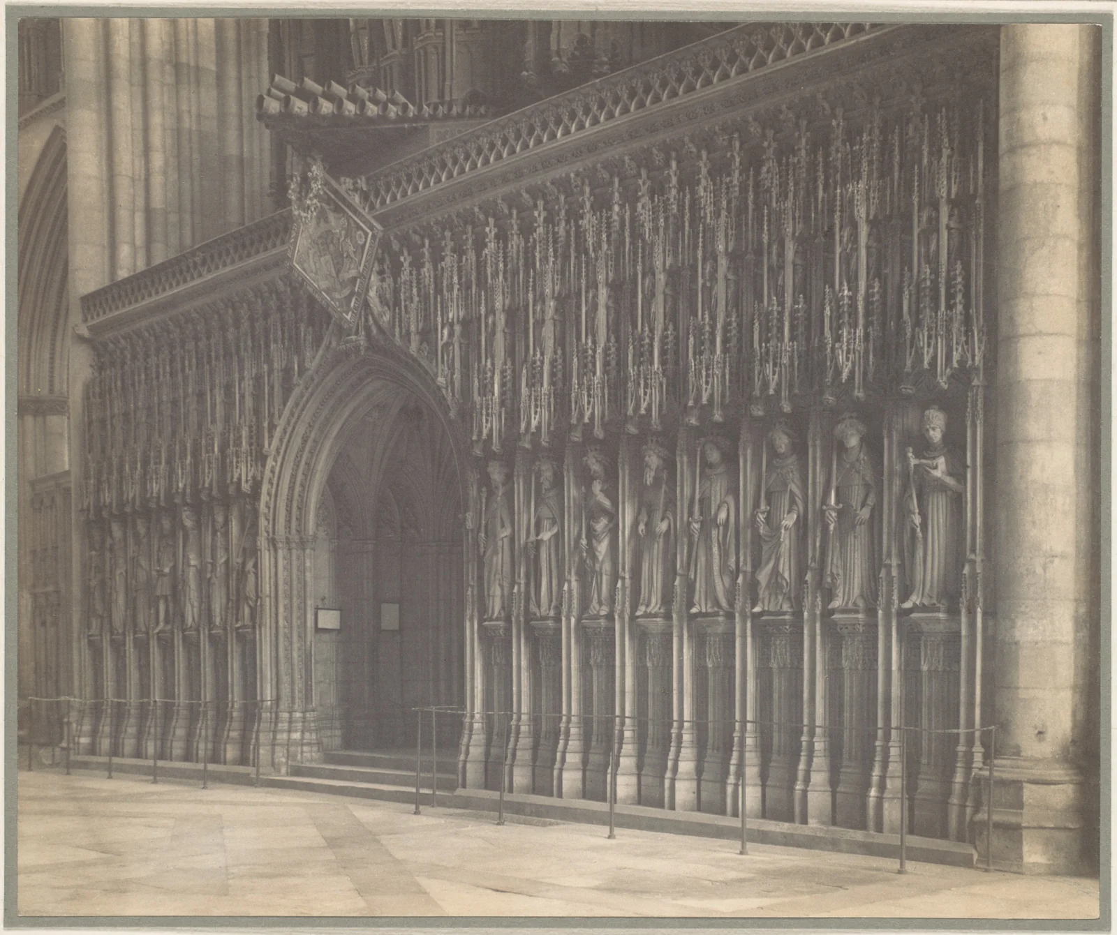 Jubé de l'orgue, York Minster — Frederick H. Evans
