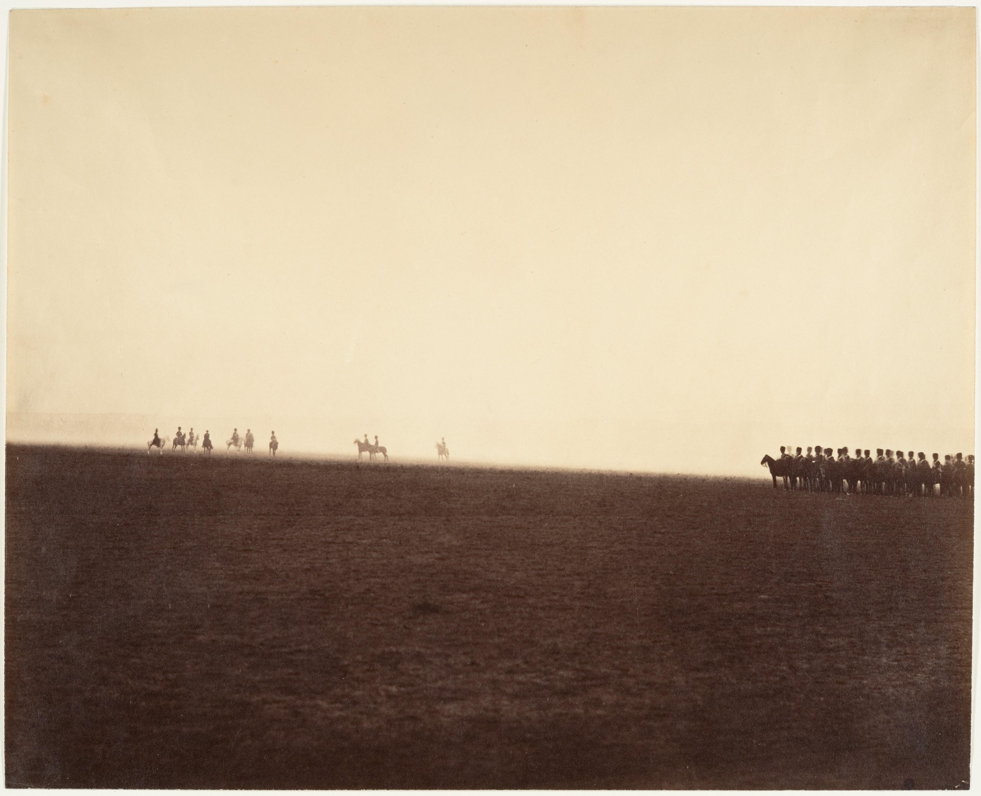 Manœuvres de cavalerie, Camp de Châlons — Gustave Le Gray