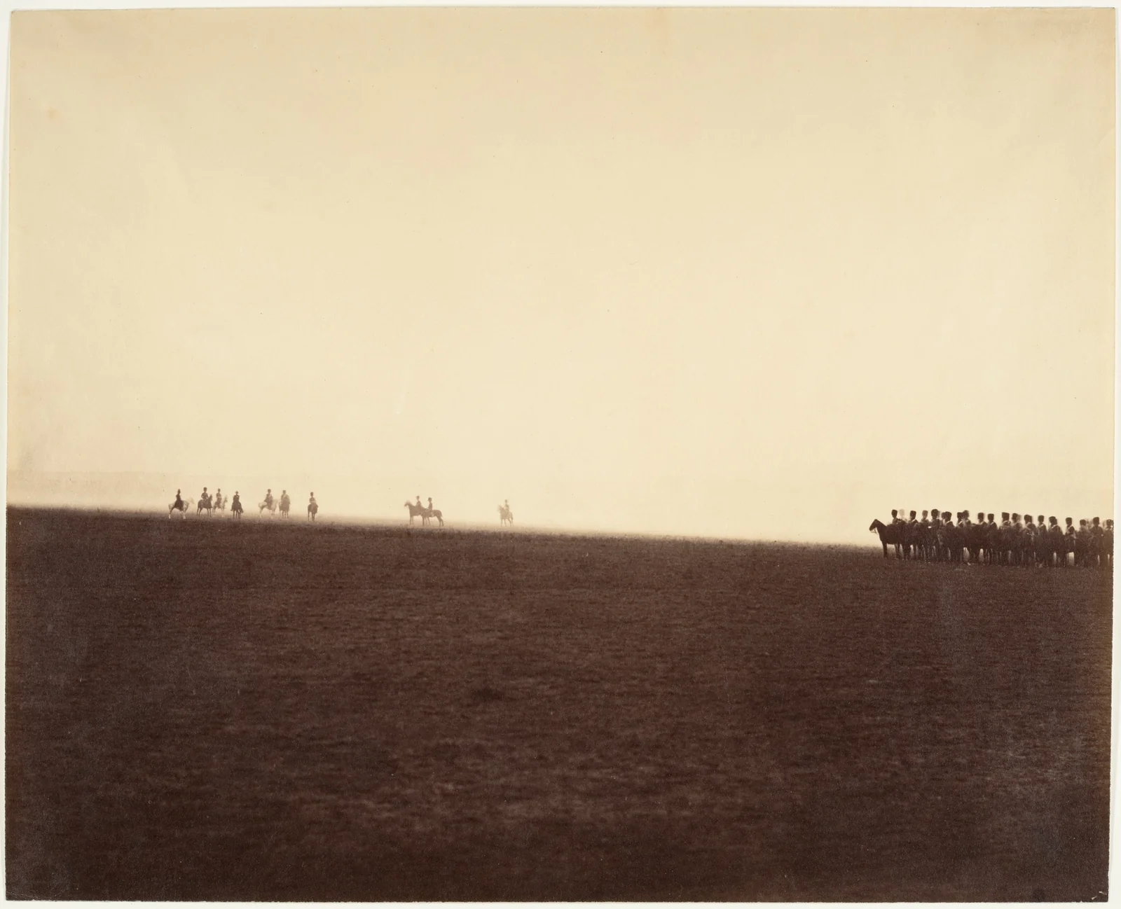 Manœuvres de cavalerie, Camp de Châlons — Gustave Le Gray