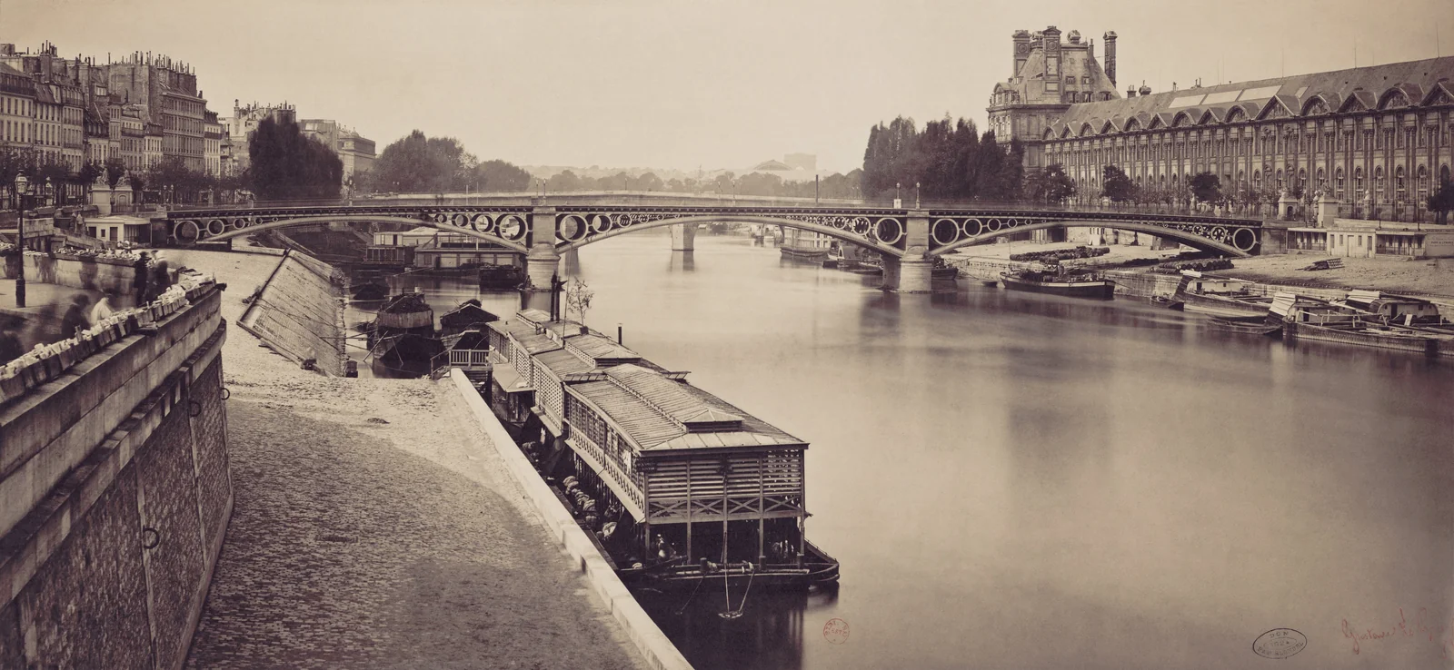 Pont du Carrousel, Paris — Gustave Le Gray