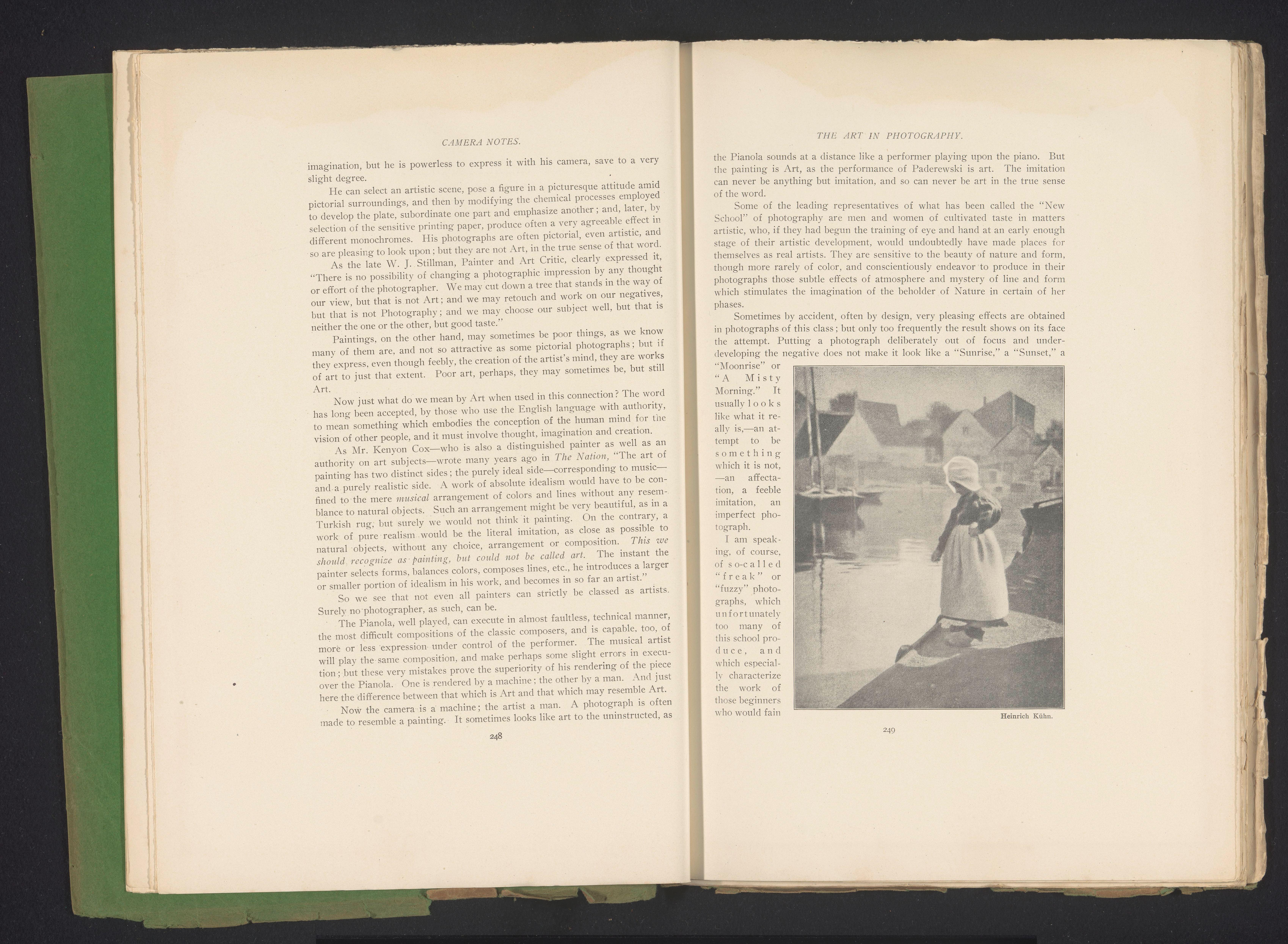 Jeune fille au bord de l'eau — Heinrich Kühn