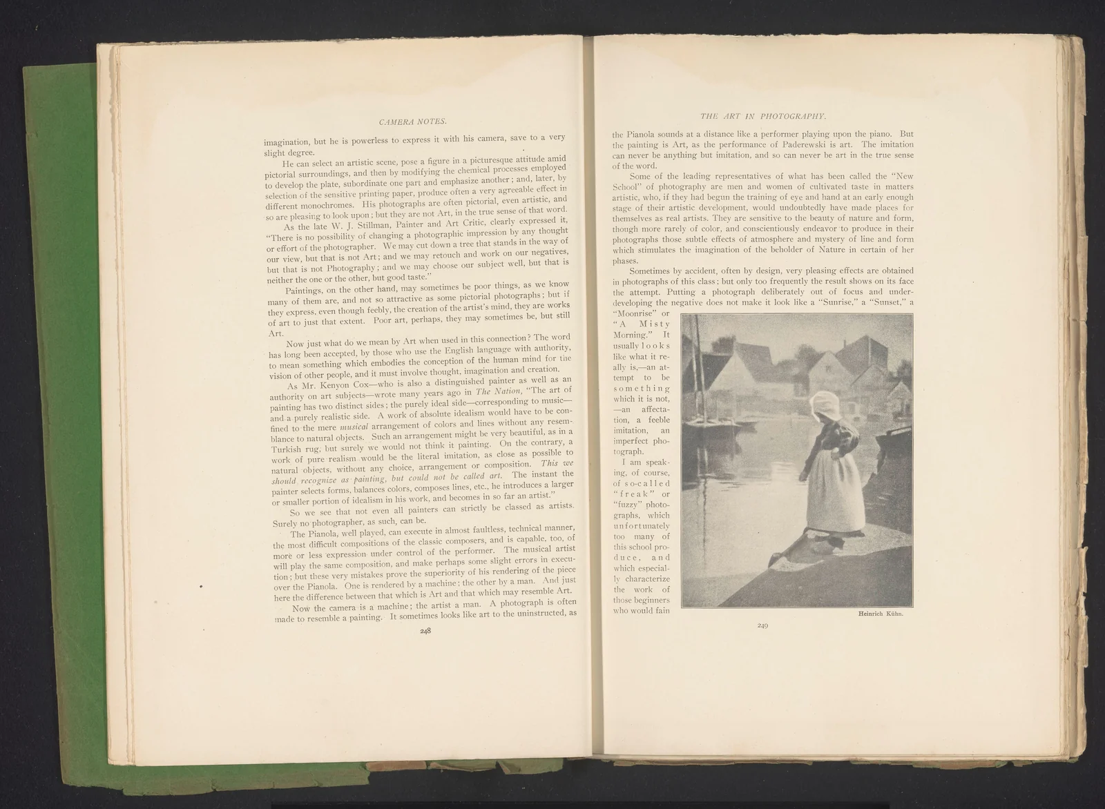 Jeune fille au bord de l'eau — Heinrich Kühn