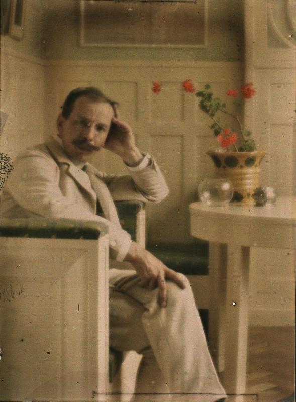 Autoportrait (Autochrome) — Heinrich Kühn