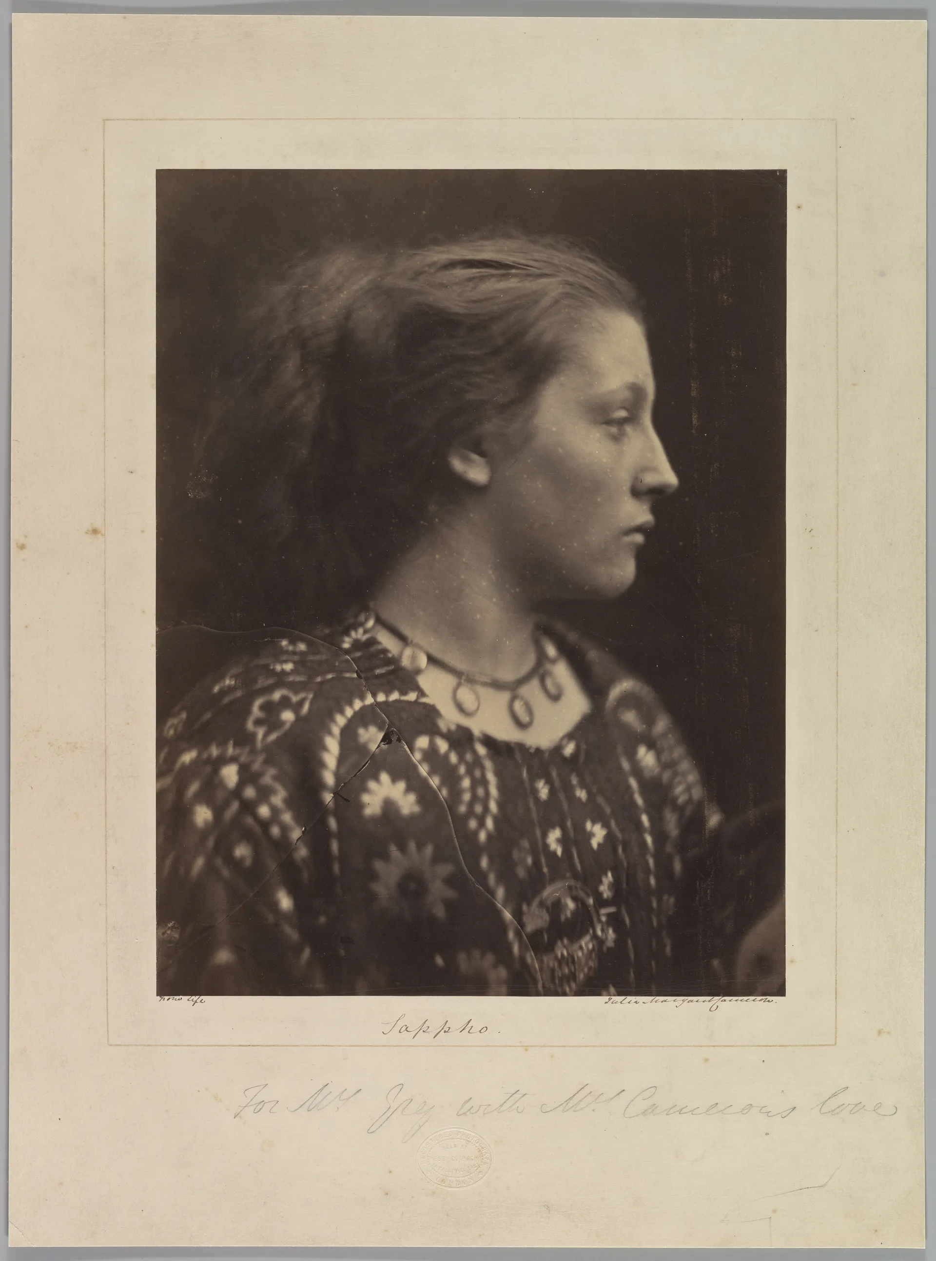Sappho — Julia Margaret Cameron