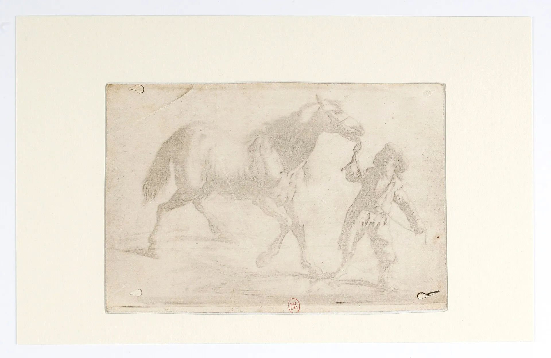 A Horse and His Rider — Nicéphore Niépce