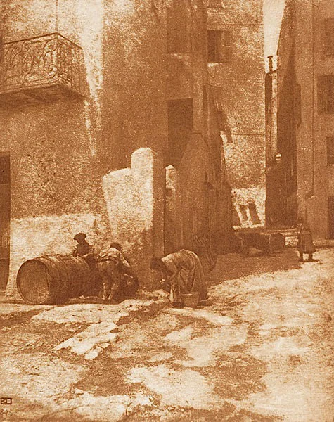 Une rue à Menton — Robert Demachy